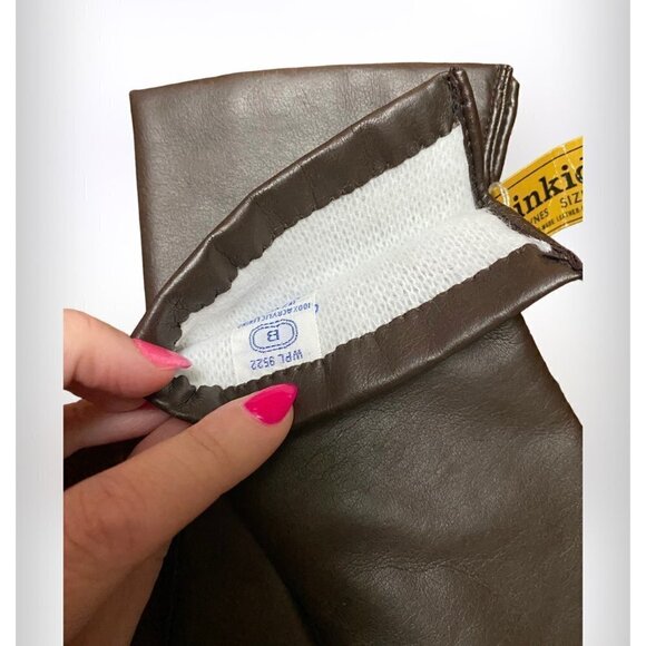 kinkid by Fownes brown gloves size B - Picture 3 of 7